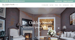 Desktop Screenshot of droakleysmithrhinoplasty.com